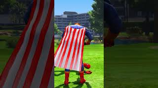 Iron Man Teach Save Spiderman gta ironman spiderman marvel dc animeshorts [upl. by Osgood]