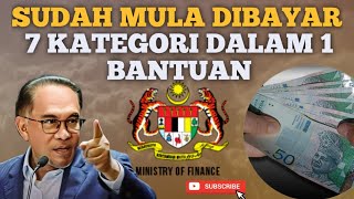 TAHNIAH SUDAH MULA DIBAYAR BANTUAN KEWANGAN MAKSIMA RM500 [upl. by Lathrope]