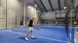 Padel Div 2 LPL  RSvensson Gustafsson vs Fogel Kroon  Set 2 64  240226 [upl. by Schnur]