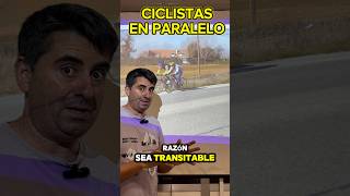 ¿Pueden los ciclistas circular en PARALELO shorts youtubeshorts [upl. by Akehs]