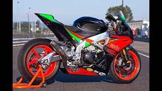 Aprilia RSV4RF with SC Projects exhaust flyby Thunderhill [upl. by Jada]