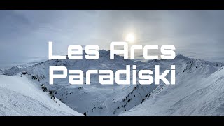 Skiing in Les Arcs 20222023 4K Speed Record [upl. by Levana]