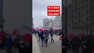 Minutes before the Polish Independence Day March [upl. by Anivol]