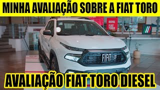 AVALIAÇÃO FIAT TORO DIESEL PONTOS POSITIVOS E NEGATIVOS [upl. by Ecyor]