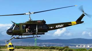 Cape Town Helicopters UH1H Bell 205  Low Level Maneuvers near Cape Town South Africa [upl. by Donaugh]