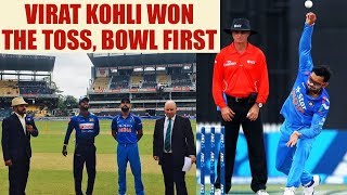 India vs Sri Lanka T20I  Virat Kohli wins the toss bowls first Rahul amp Patel back  Oneindia [upl. by Dohsar]