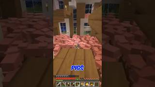 The Crew Pranked WildCat With His Pig family  Minecraft vanosscrew [upl. by Ateekram]