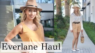 Huge Everlane Fall Haul amp Transitional Lookbook [upl. by Tamas]