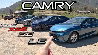 Full Tour of the 2025 Toyota Camry Lineup  LE vs SE vs XLE vs XSE [upl. by Briscoe432]