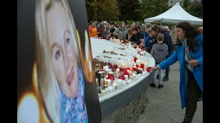 Hundreds gather for vigil for Tina Satchwell in Fermoy Co Cork [upl. by Lisab]