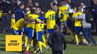 Hashtag United through on penalties  FA Cup highlights [upl. by Aulea101]