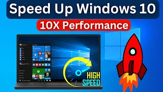 How to Speed Up Windows 10 and Fix Lagging and Slow issues [upl. by Anreval]