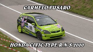 SALITA PEDAVENA  CROCE DAUNE 2024  CARMELO FUSARO  HONDA CIVIC TYPE R NS 2000  BY BELLUNOVIDEO [upl. by Johnnie]