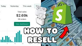 How to Setup Shopify Store for Reselling Airpods  STEPBYSTEP GUIDE [upl. by Aspasia249]