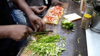 INDIAS FASTEST Sandwich Man  Cheese Chilly Sandwich  Indian Street Food [upl. by Datnow]