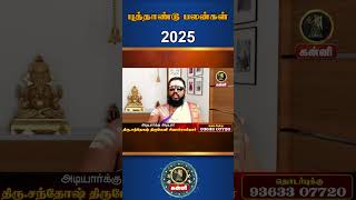 ஆங்கில புத்தாண்டு பலன்கள் 2025 கன்னி  Tamil New Year Rasipalan 2025 Kanni [upl. by Asyle]