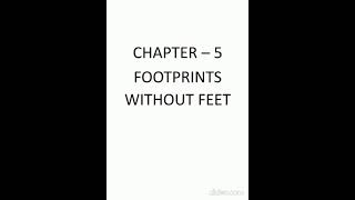 NCERT Solutions For FOOTPRINTS WITHOUT FEET Class 10 English FOOTPRINTS WITHOUT FEET [upl. by Gabe]