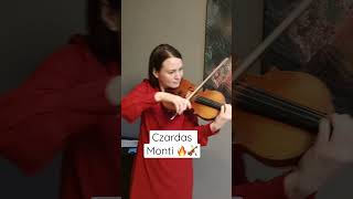 Czardas by Vittorio Monti shorts violinist violincover czardas [upl. by Ssitnerp]