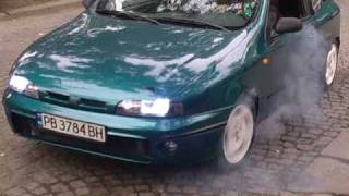 Fiat Bravo 16 16V burnout [upl. by Eihcir]