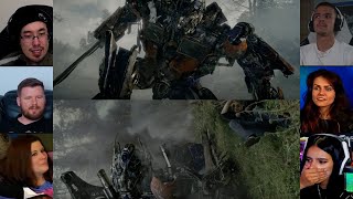 Death of Optimus Prime  Transformers  Revenge of the fallen  Reaction Mashup  transformers [upl. by Mortimer]