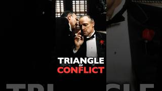 THE GODFATHER 1972 See how they use the triangle of conflict [upl. by Rehteh]