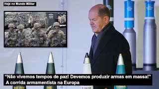 “Não vivemos tempos de paz Devemos produzir armas em massa” A corrida armamentista na Europa [upl. by Aseena]