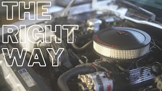 How to Install an Open Air Cleaner on a 305 TBI  Third Gen Camaro Project  Episode 33 [upl. by Dinny]