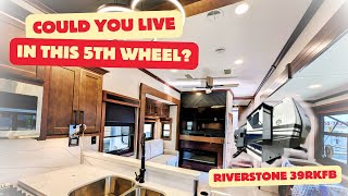 COULD YOU LIVE in this 5th wheel NEW 2025 Riverstone 39RKFB Legacy Edition  LUXURY 5th Wheel [upl. by Ahsitneuq527]