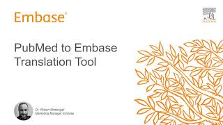 Embase  How to use the new PubMed to Embase translation tool [upl. by Haggi214]