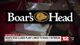 Boars Head closes plant linked to deadly outbreak [upl. by Ameehsat]