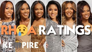 RHOA Season 14 Experiences RATINGS Drop In Comparison to Season 12 amp 13  Kandi And The Gang Ratings [upl. by Repinuj]