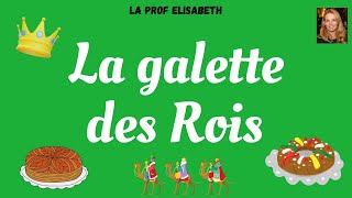 La galette des Rois en France  La fête de lEpiphanie Niveau A1 de FLE [upl. by Nyrad]