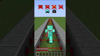 Armor VS Laser in Minecraft🤯shorts [upl. by Eidod]