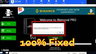 Unable to Load dll mobiledevice dll iRemoval Pro Driver Error Fix 100 frunlocker [upl. by Tuttle143]