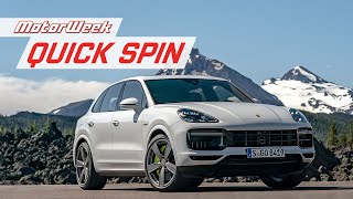 2020 Porsche Cayenne Turbo S EHybrid Coupe  MotorWeek Quick Spin [upl. by Ddej]