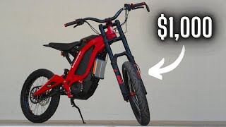 1000 Suspension  Marzocchi Bomber 58  Sur Ron Ebike Upgrade [upl. by Sholem]