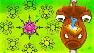 UltraJuggernaut MOD vs Dummy Boss BTD 6 [upl. by Tiernan]