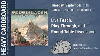 Teotihuacan 4p Playthrough amp Teaching by Heavy Cardboard [upl. by Wagstaff520]