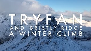 Tryfan and Bristly Ridge  A Winter Climb  Alex Rambles [upl. by Jaime]