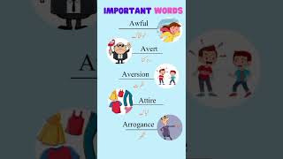 Important wordsVocabularyAdvanced wordsLearn with Hadi and Api shorts importantwords english [upl. by Three]