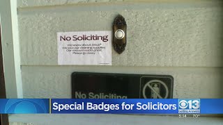 Vacaville police to cite doortodoor solicitors without badges [upl. by Renate]