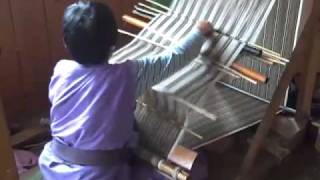 Bhutanese Weaving and TextilesBackstrap Loom [upl. by Panter337]