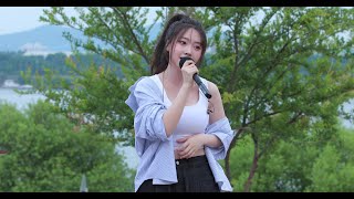 240607 천도 1000°  좋아 JOAH cover  뚝섬 장미원 버스킹 직캠 [upl. by Rudy]