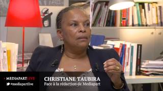 Christiane Taubira face à la rédaction de Mediapart [upl. by Sandy]