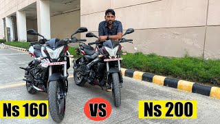 2023 Bajaj Pulsar Ns 160 VS Bajaj Pulsar NS 200 E20 Which Is Better In Price Mileage Features [upl. by Rettuc830]