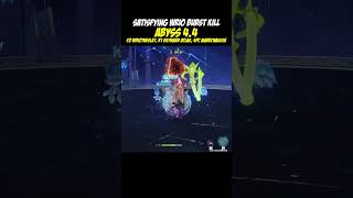 SATISFYING WRIOTHESLEY BURST SPIRAL ABYSS  Genshin Impact 44 gameplay genshin wriothesley [upl. by Olivie]