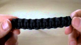 Tying a 550 paracord woggle [upl. by Ahseid]