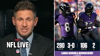 NFL LIVE  Lamar Jackson amp Derrick Henry are a lethal combo  Dan O on Ravens DESTROYING Broncos [upl. by Llehsram]