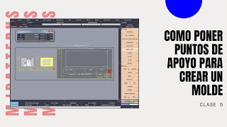 CURSO LECTRA MODARIS VIDEO 5 COMO CREAR PUNTOS DE APOYO PARA UN MOLDE BASE MODARIS V8 [upl. by Dulcle]