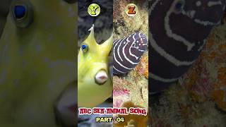 🐠Abc Sea Animals Song😱 music love beach nurseryrhymes shorts short shortsfeed shortsfeeds [upl. by Nnairrehs192]